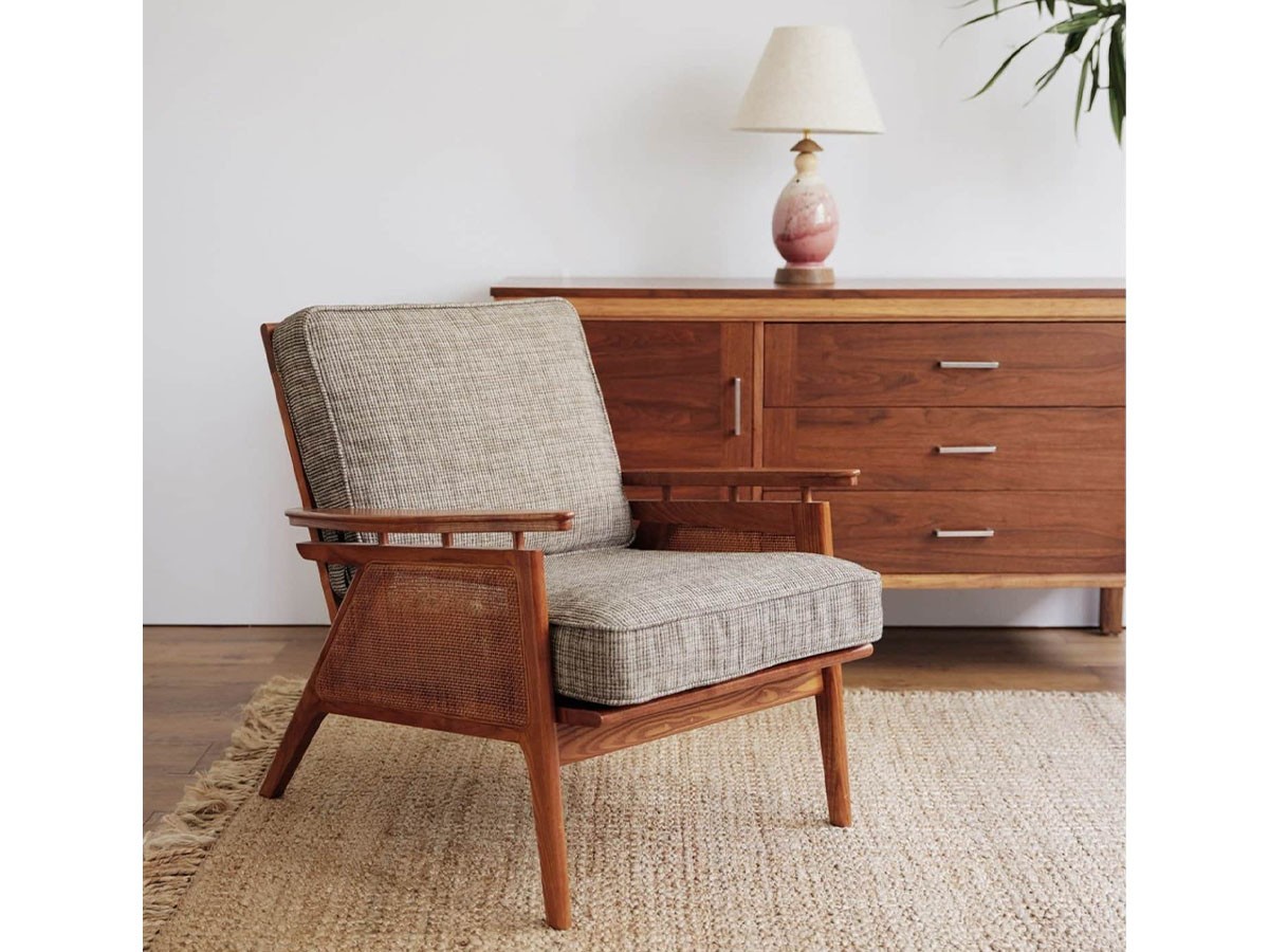 ACME Furniture WICKER LOUNGE CHAIR / アクメファニチャー ウィッカー ラウンジチェア（グレー） （チェア・椅子 > ラウンジチェア） 8