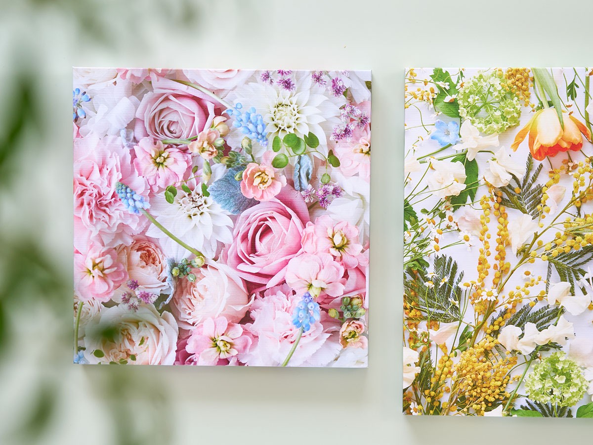 YOKO Takeuchi Pastel Bloom Rose Hermoney / ヨウコ タケウチ パステルブルーム ローズハーモニー スクエア （アート・オブジェ > フォトパネル・フォトアート） 5