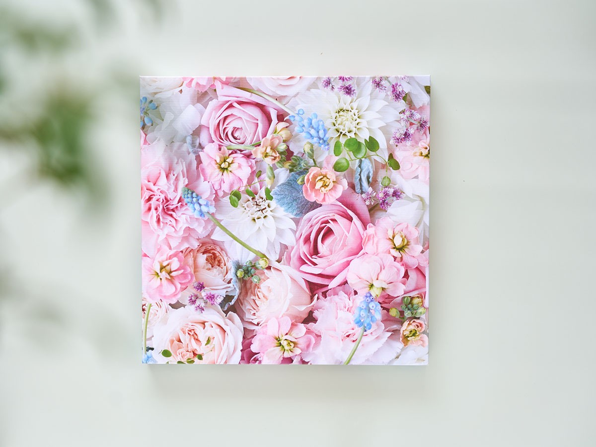 YOKO Takeuchi Pastel Bloom Rose Hermoney / ヨウコ タケウチ パステルブルーム ローズハーモニー スクエア （アート・オブジェ > フォトパネル・フォトアート） 4