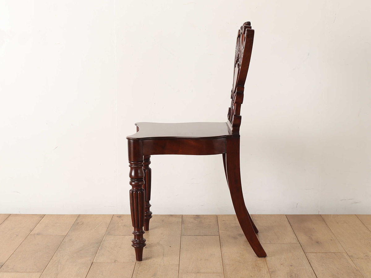 Lloyd's Antiques Real Antique Victorian Hall Chair / ロイズ・アンティークス 英国アンティーク家具  ヴィクトリアンホールチェア - インテリア・家具通販【FLYMEe】