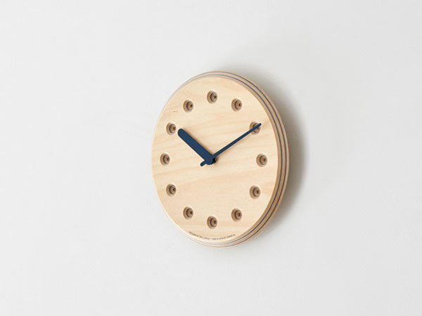 Lemnos Paper-Wood CLOCK dot / レムノス ペーパーウッド クロック ドット （時計 > 壁掛け時計） 3