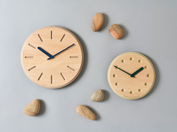 Lemnos Paper-Wood CLOCK dot / レムノス ペーパーウッド クロック ドット （時計 > 壁掛け時計） 5