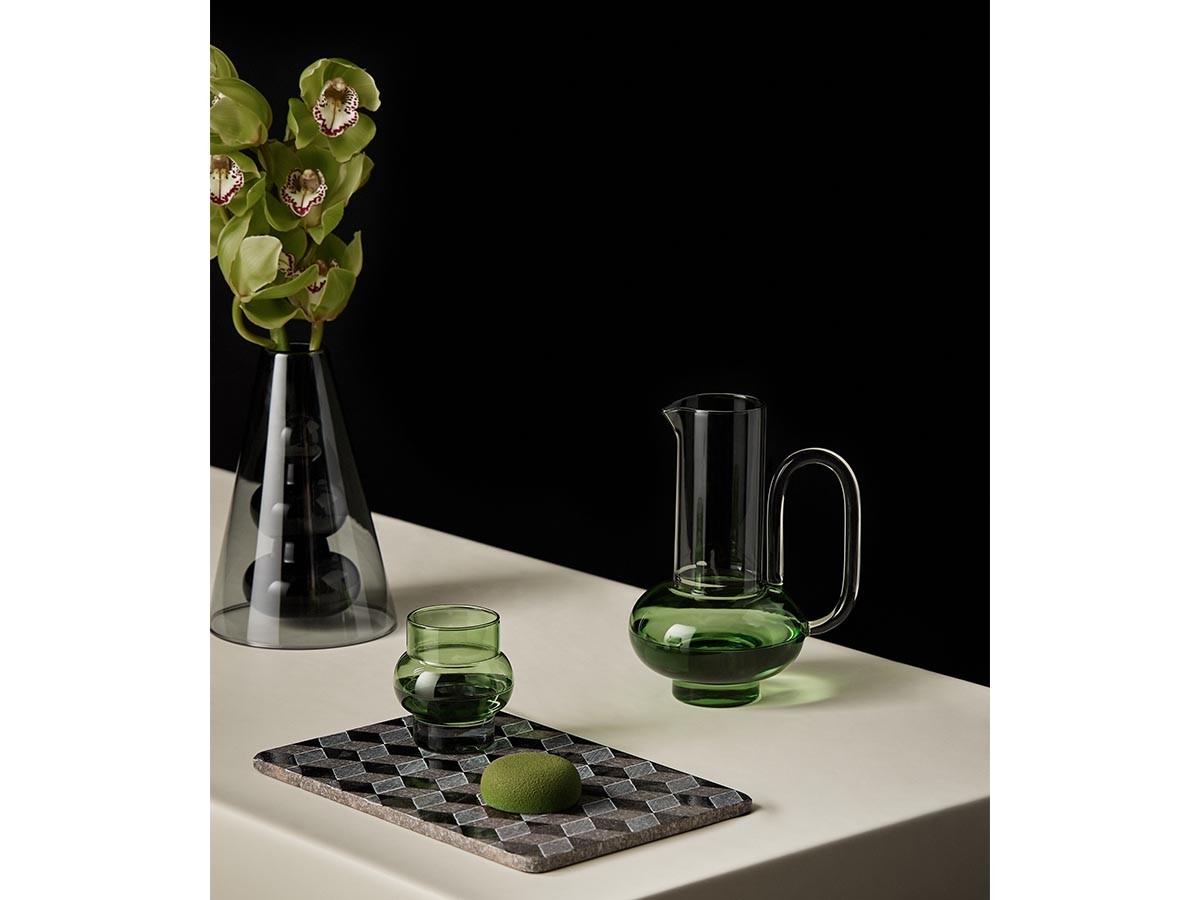 Tom Dixon. Bump Short Glass 2P Green / トム・ディクソン バンプ ショートグラス 2個セット（グリーン） （食器・テーブルウェア > タンブラー・グラス） 2