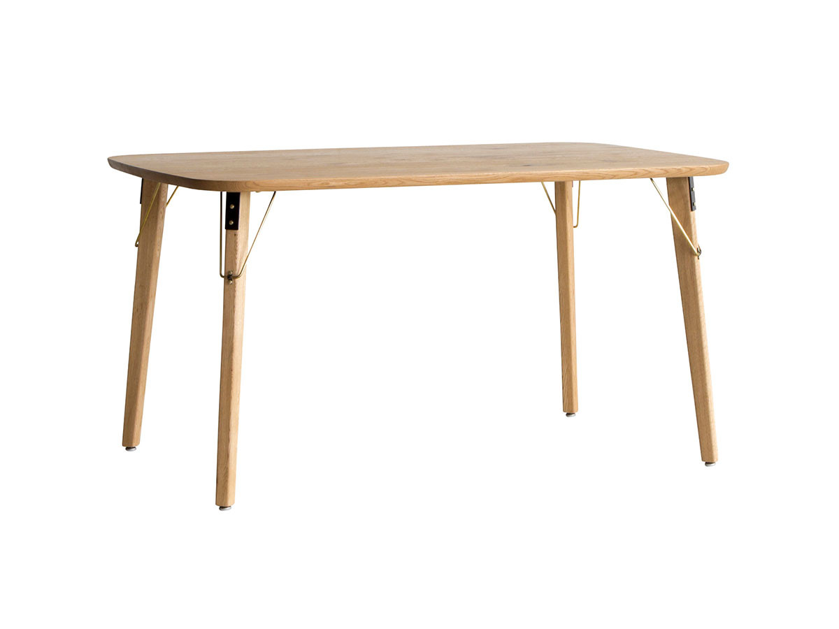 Easy Life MEATH DINING TABLE / イージーライフ ミース ダイニングテーブル
カーブ天板 + No.3脚（ブラス脚） （テーブル > ダイニングテーブル） 1