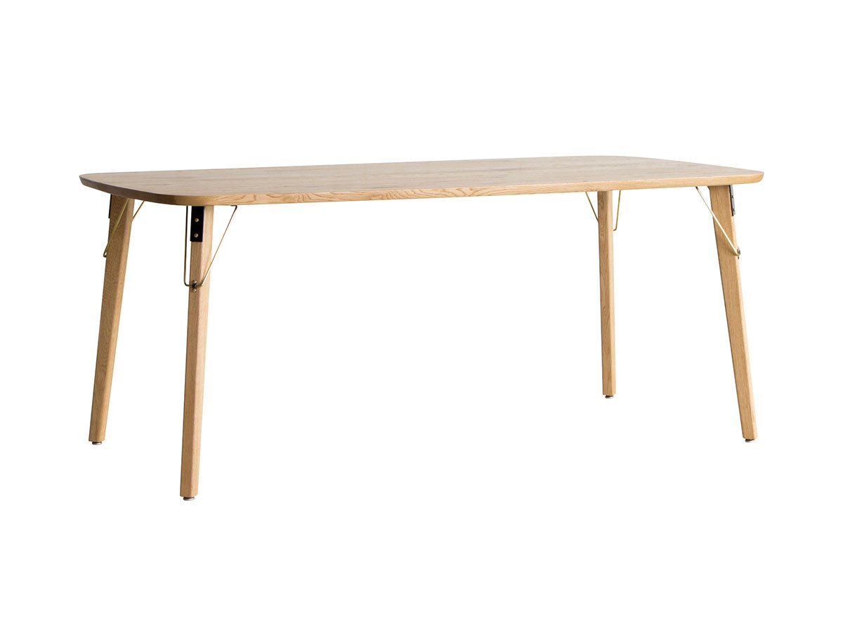 Easy Life MEATH DINING TABLE / イージーライフ ミース ダイニングテーブル
カーブ天板 + No.3脚（ブラス脚） （テーブル > ダイニングテーブル） 3