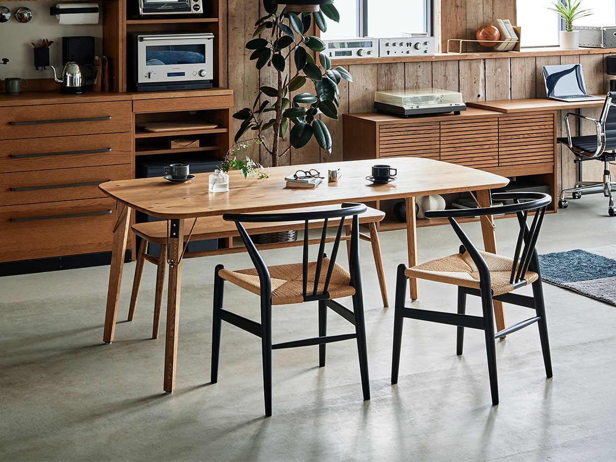 Easy Life MEATH DINING TABLE / イージーライフ ミース ダイニングテーブル
カーブ天板 + No.3脚（ブラス脚） （テーブル > ダイニングテーブル） 11