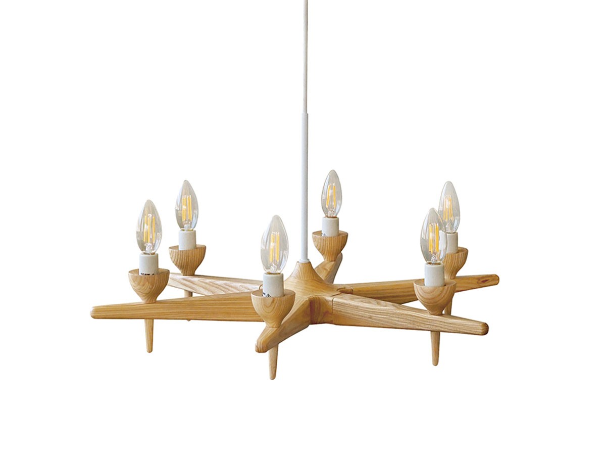FLYMEe Vert&nbsp;Slojd Wood Chandelier