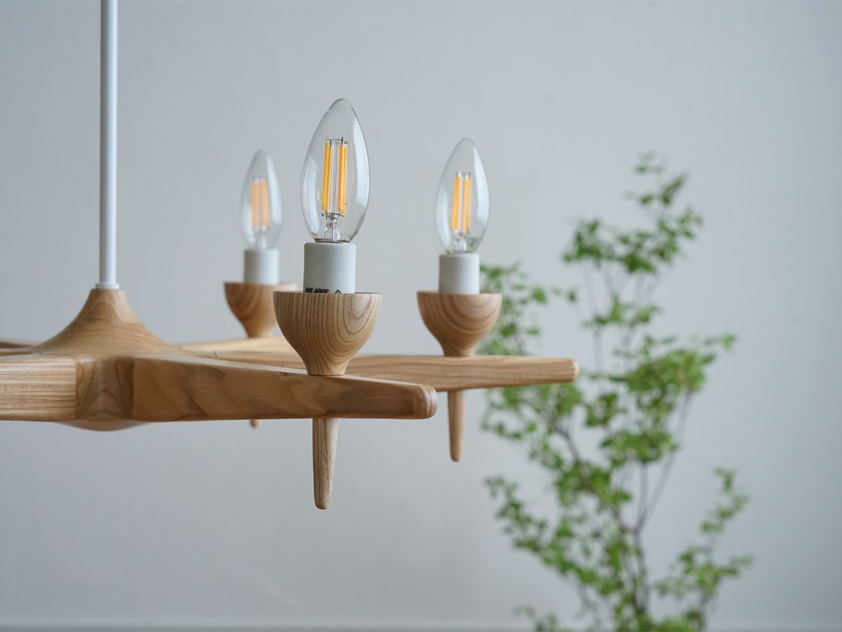 Slojd Wood Chandelier / スロイド ウッドシャンデリア 6灯 （ライト・照明 > シャンデリア） 15