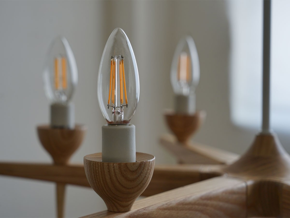 Slojd Wood Chandelier / スロイド ウッドシャンデリア 6灯 （ライト・照明 > シャンデリア） 18