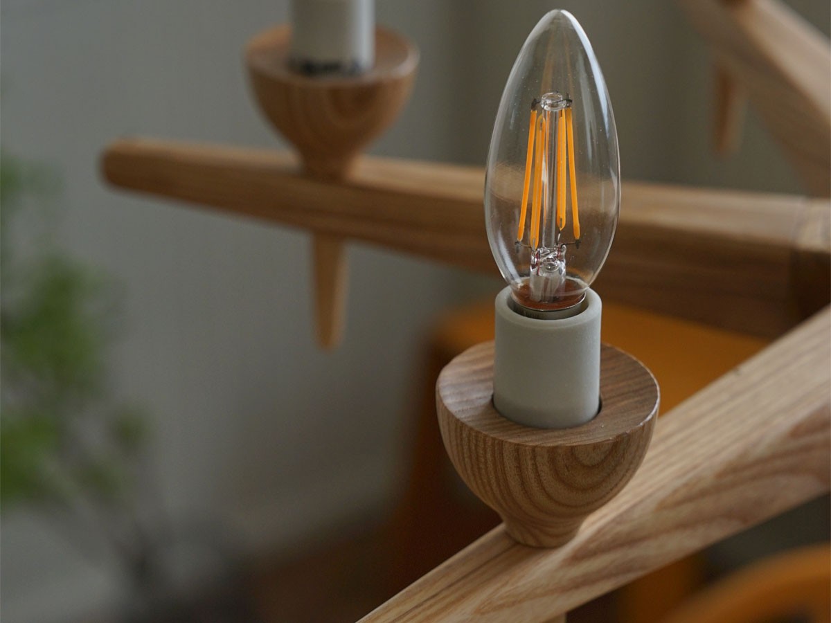 Slojd Wood Chandelier / スロイド ウッドシャンデリア 6灯 （ライト・照明 > シャンデリア） 20