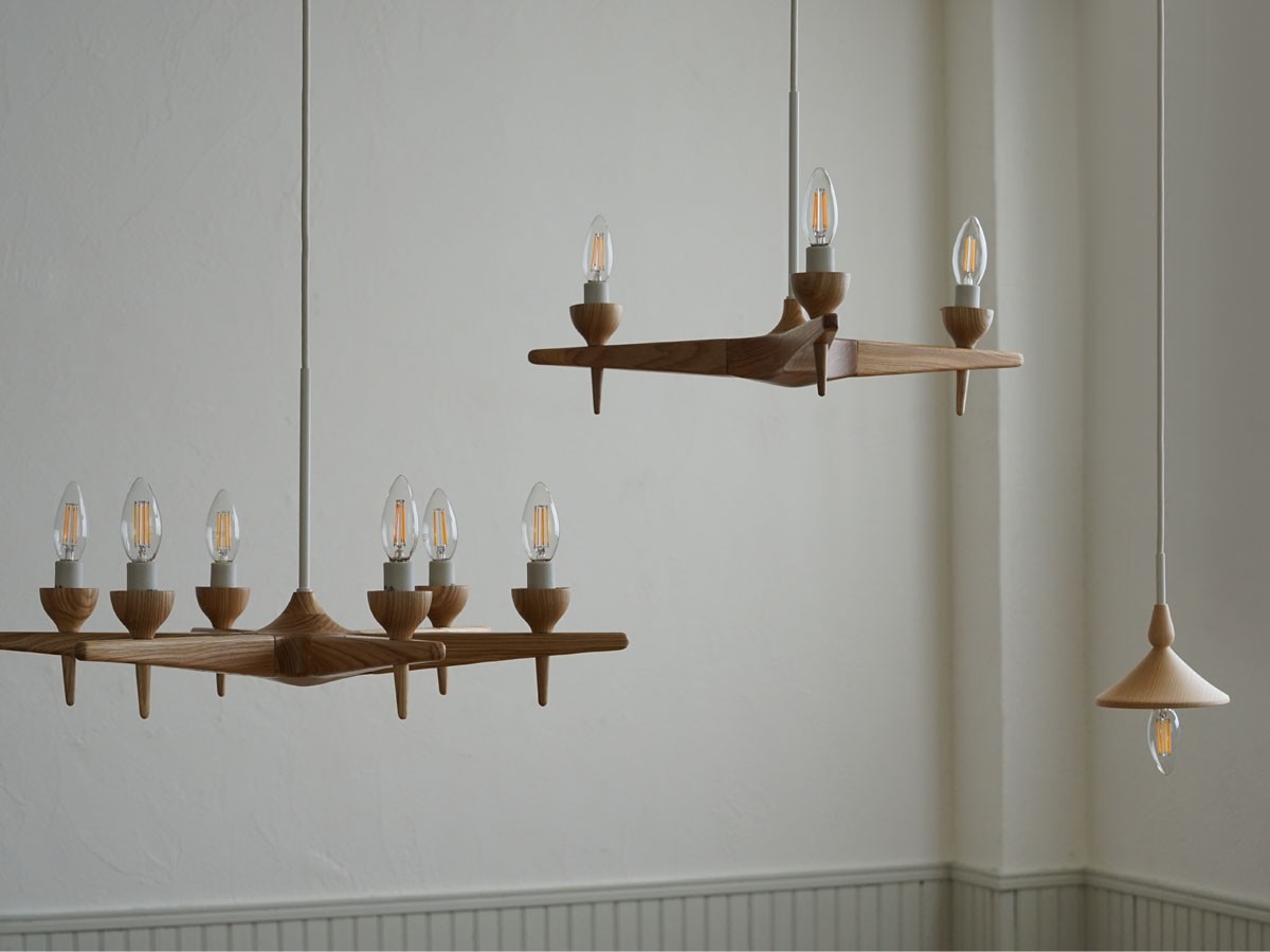 Slojd Wood Chandelier / スロイド ウッドシャンデリア 6灯 （ライト・照明 > シャンデリア） 11