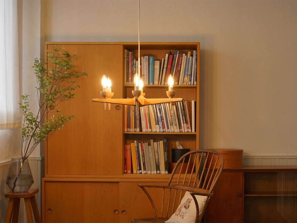 Slojd Wood Chandelier / スロイド ウッドシャンデリア 6灯 （ライト・照明 > シャンデリア） 7
