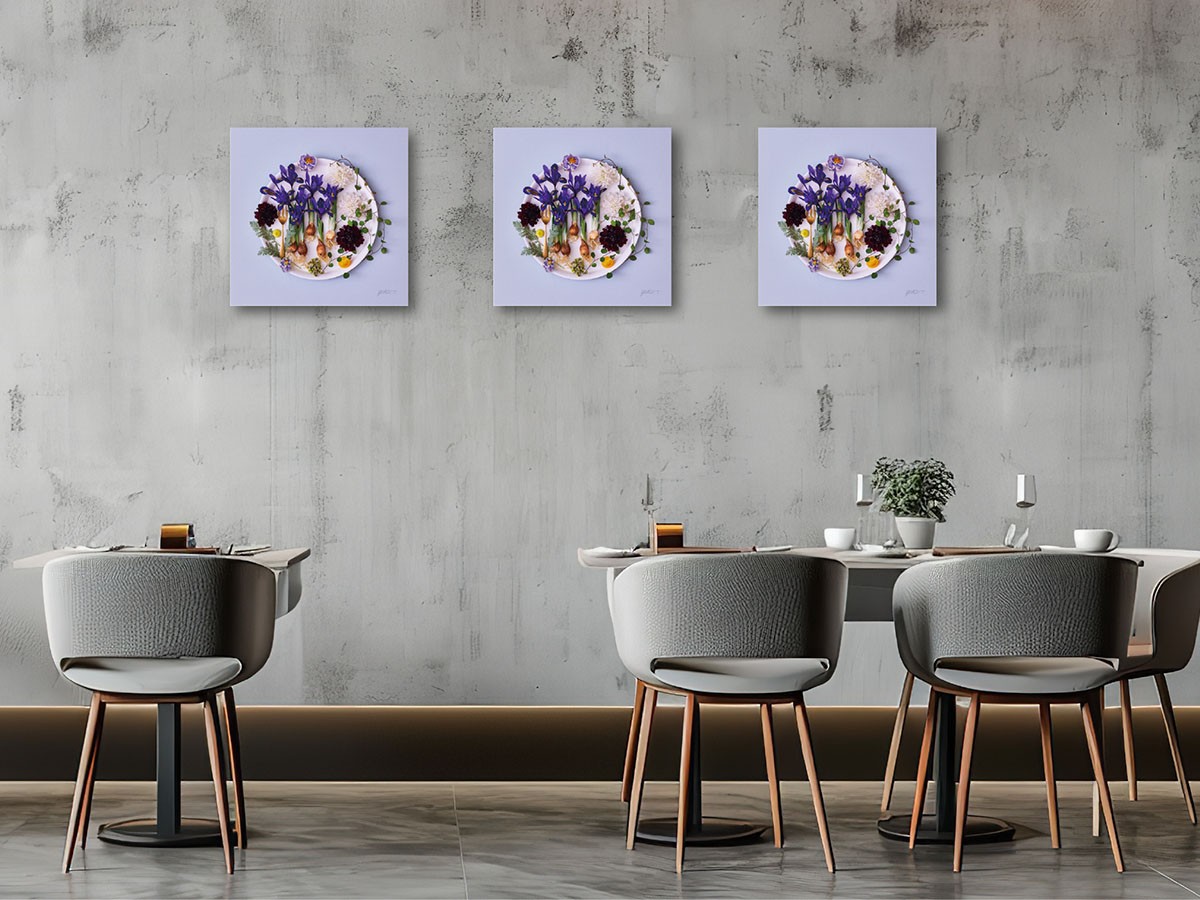 YOKO Takeuchi Food inspiered Dish Flowers Grace / ヨウコ タケウチ フードインスパイアード グレース （アート・オブジェ > フォトパネル・フォトアート） 3