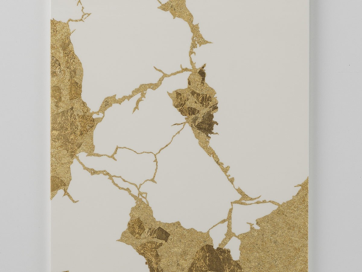 箔一 アートパネル 金継ぎ 白 / はくいち アートパネル 金継ぎ 白 L （アート・オブジェ > ウォールアート・アートパネル） 8