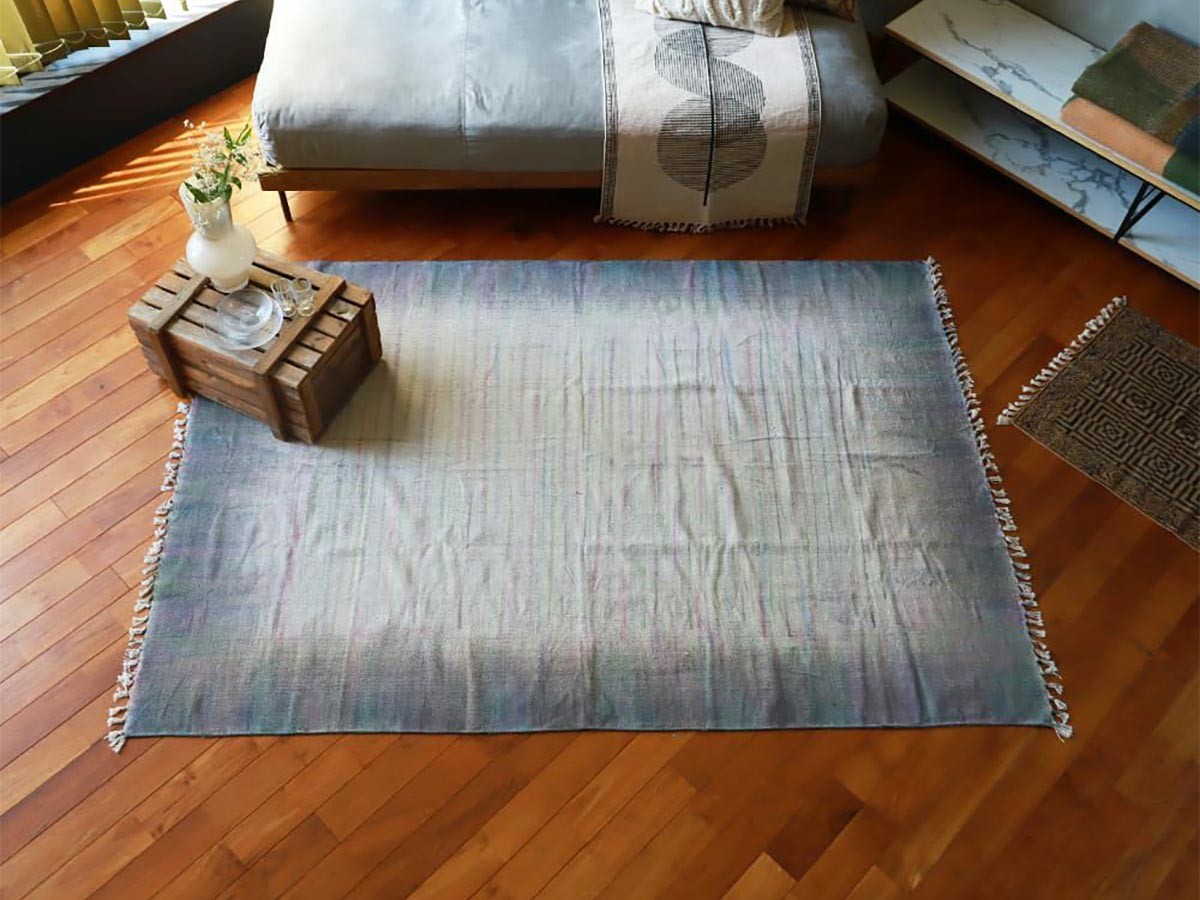 a.depeche MANERE cotton rug water / アデペシュ マニエール コットン ラグ ウォーター （ラグ・カーペット > ラグ・カーペット・絨毯） 3