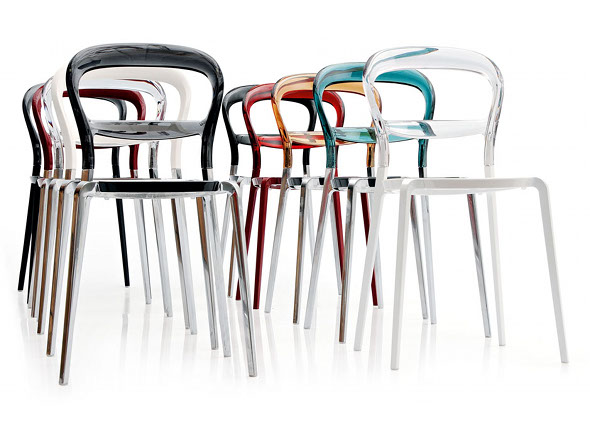 Calligaris WIEN / カリガリス ウィーン（グロッシーオプティックホワイト × アルミ） CS / 1091-B P74 P799  P799 - インテリア・家具通販【FLYMEe】