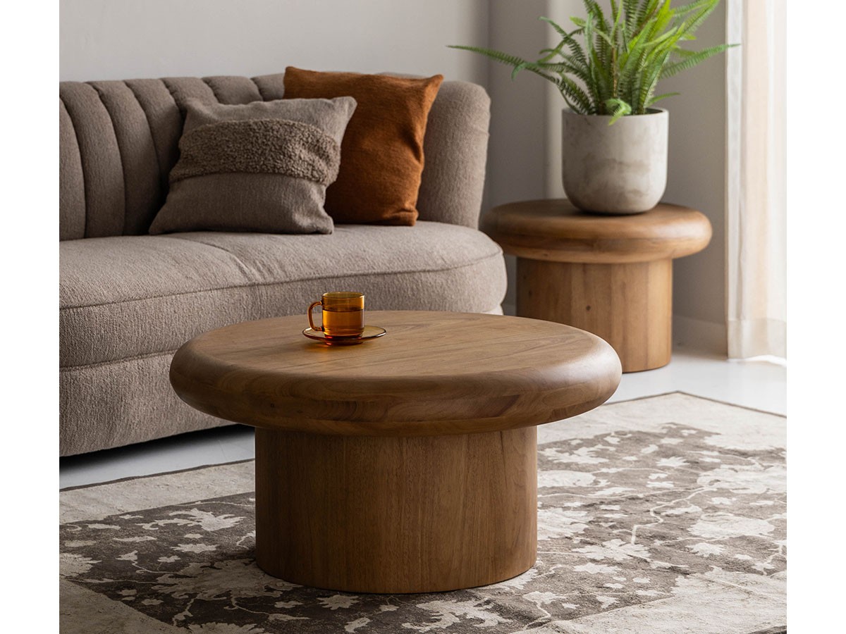 Knot antiques MUSH COFFEE TABLE / ノットアンティークス マッシュ コーヒーテーブル 直径60cm （テーブル > ローテーブル・リビングテーブル・座卓） 5