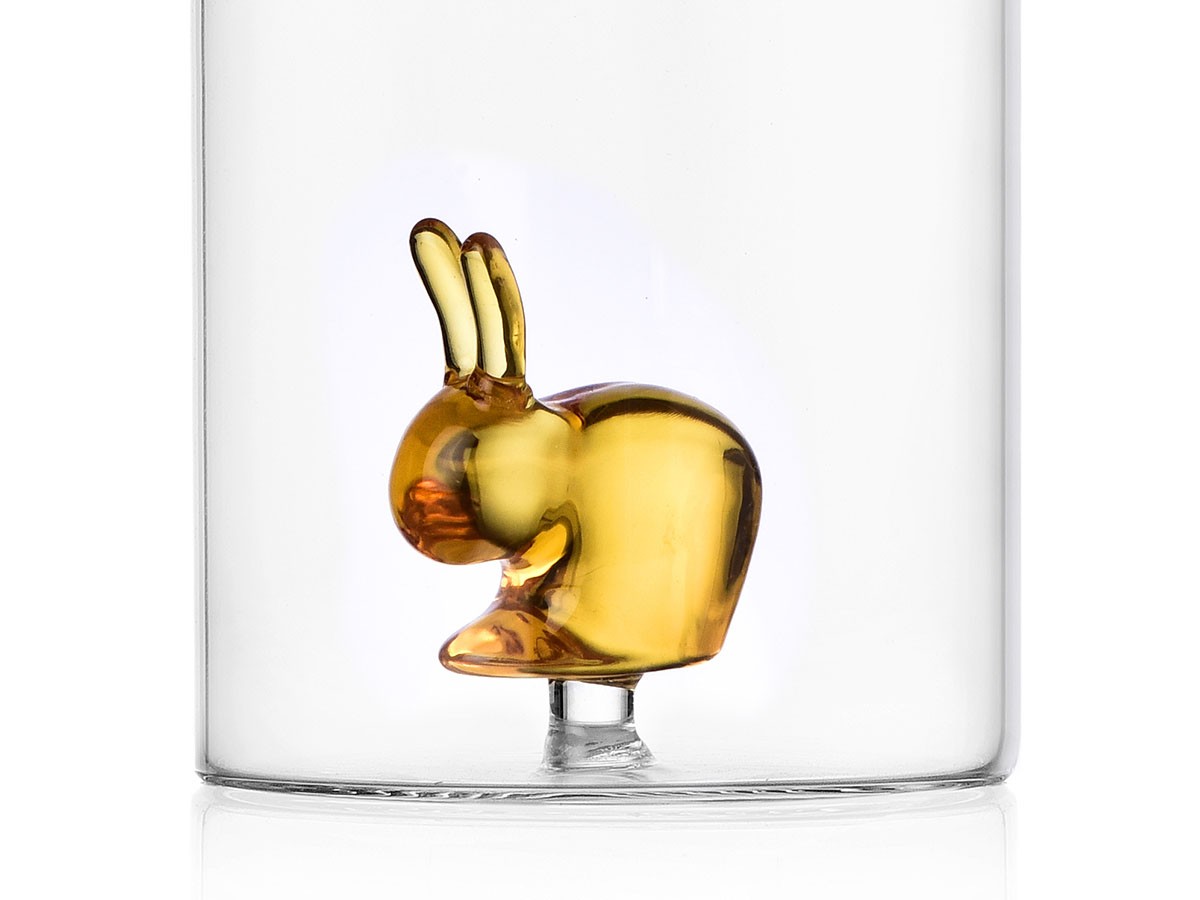 ICHENDORF MILANO Qeeboo Tumbler Yellow Rabbit / イッケンドルフ・ミラノ キーブー タンブラー イエローラビット 350ml （食器・テーブルウェア > タンブラー・グラス） 6