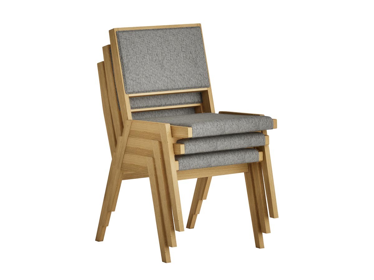 AJIM tack stacking chair / アジム タック スタッキングチェア （チェア・椅子 > ダイニングチェア） 2