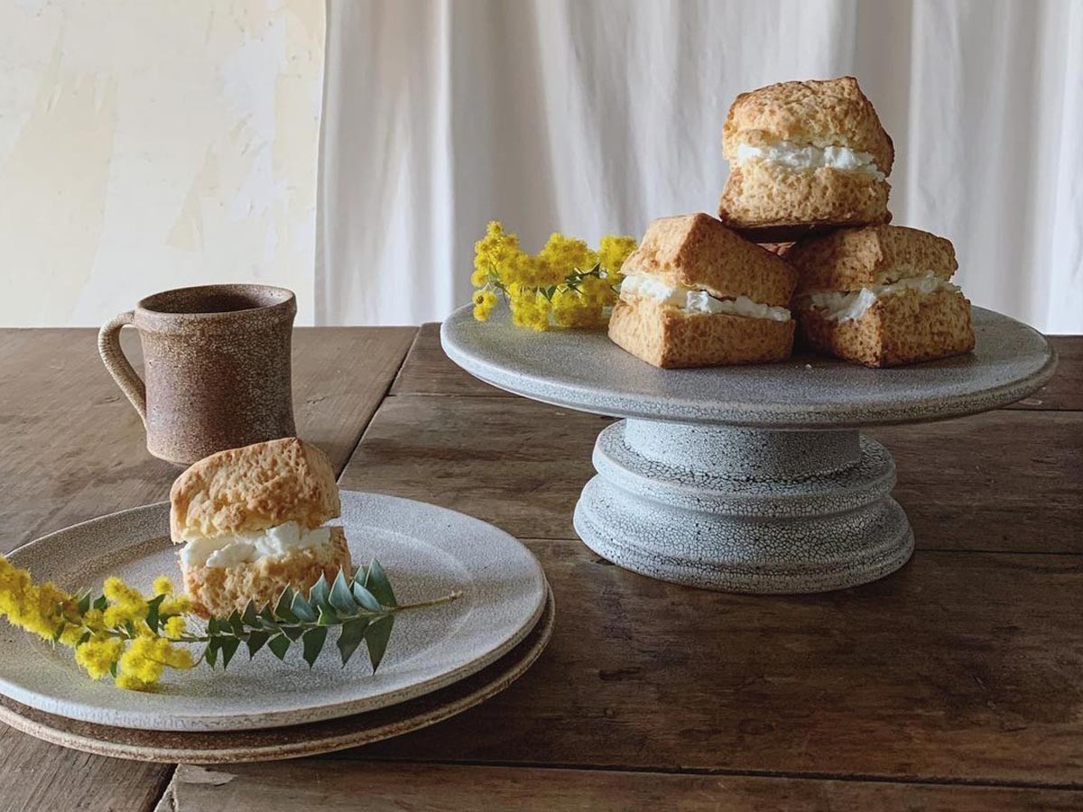 MISHIM POTTERY CREATION fractal cake plate hibi / ミシンポタリークリエイション フラクタル ケーキプレート（ヒビ） （食器・テーブルウェア > 皿・プレート） 14