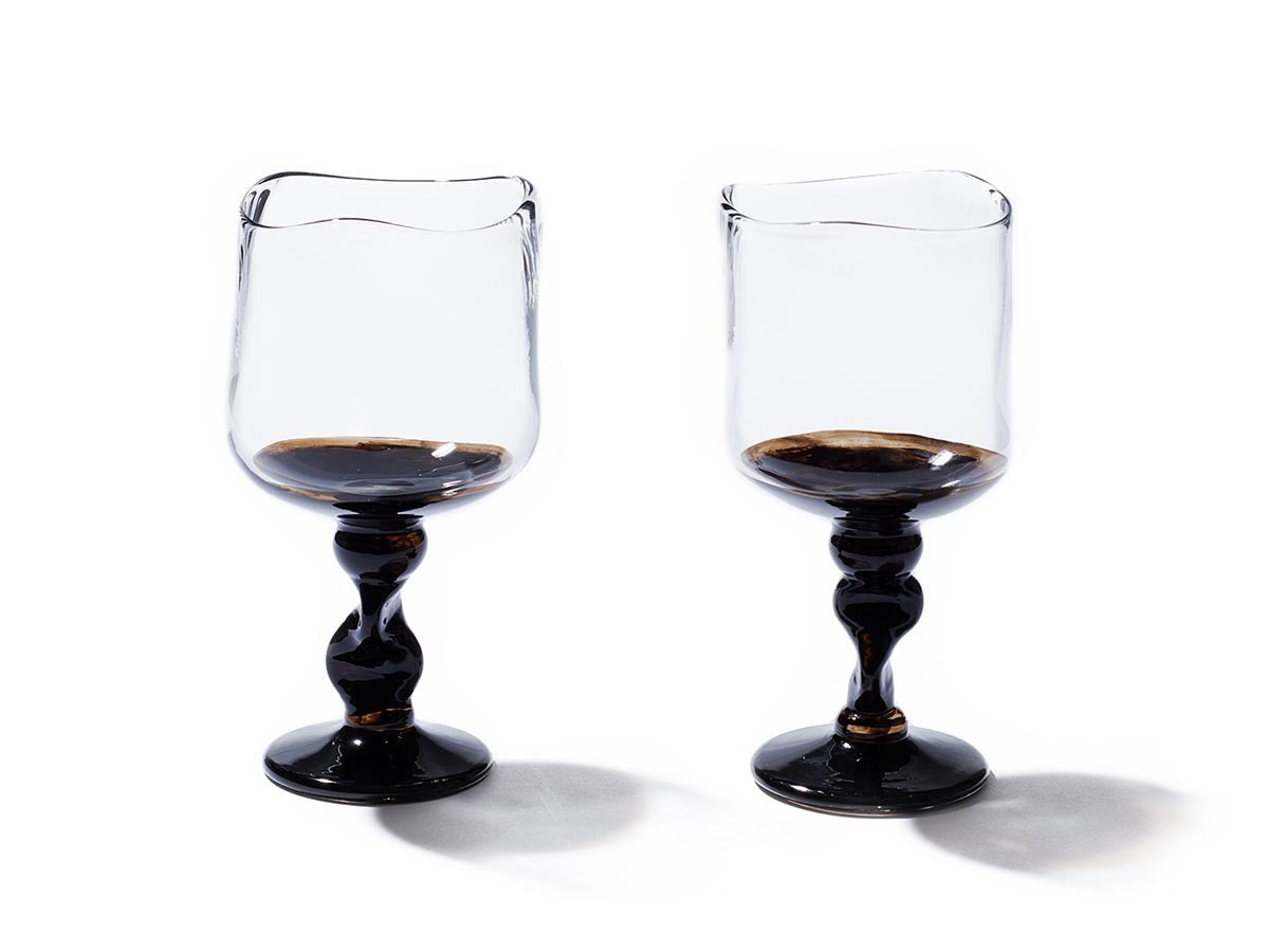COCHI ENISHI GLASS SET
SUKE - KUROURUSHI / コチ 縁 グラス ペアセット（透け黒漆） （食器・テーブルウェア > タンブラー・グラス） 2