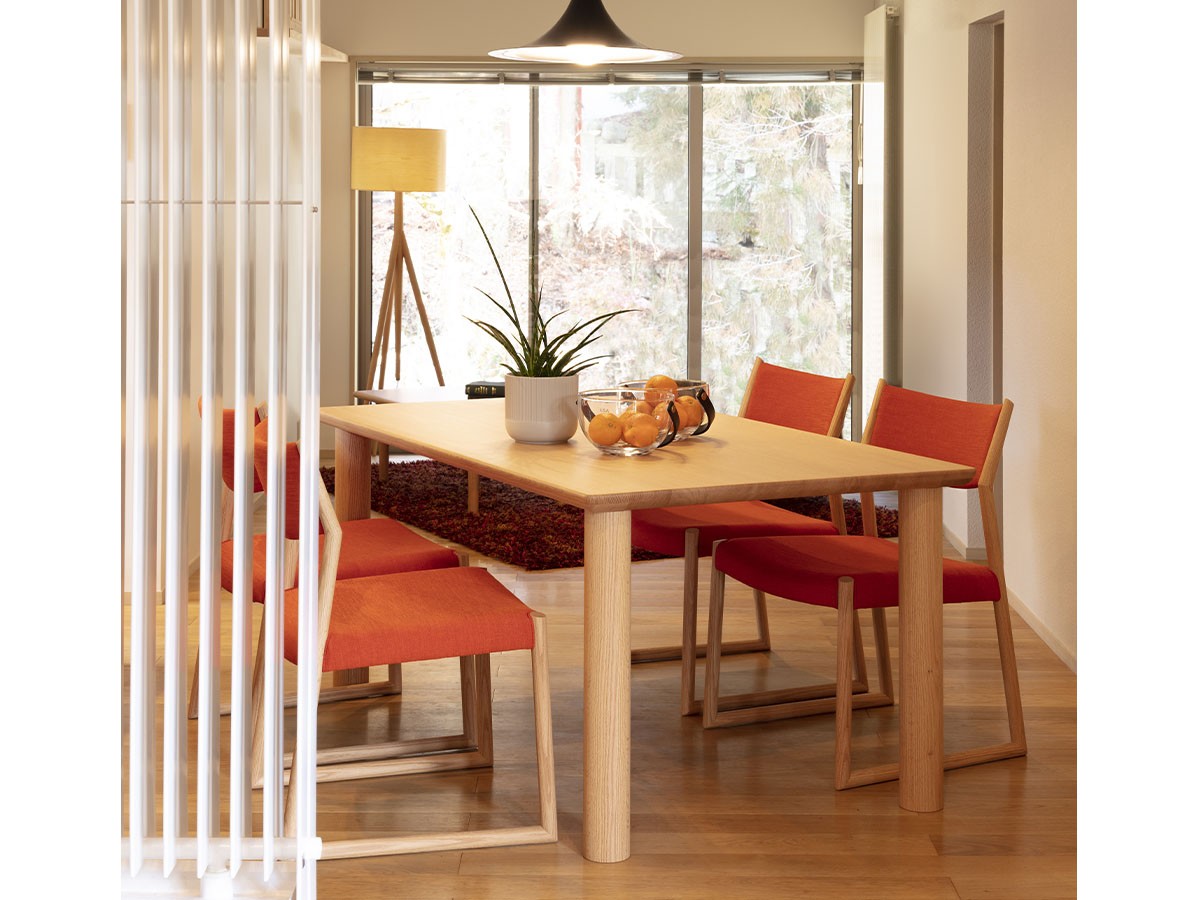 日進木工 SLOW Four-leg Dining Table / にっしんもっこう スロウ ダイニングテーブル 4本脚 （テーブル > ダイニングテーブル） 4