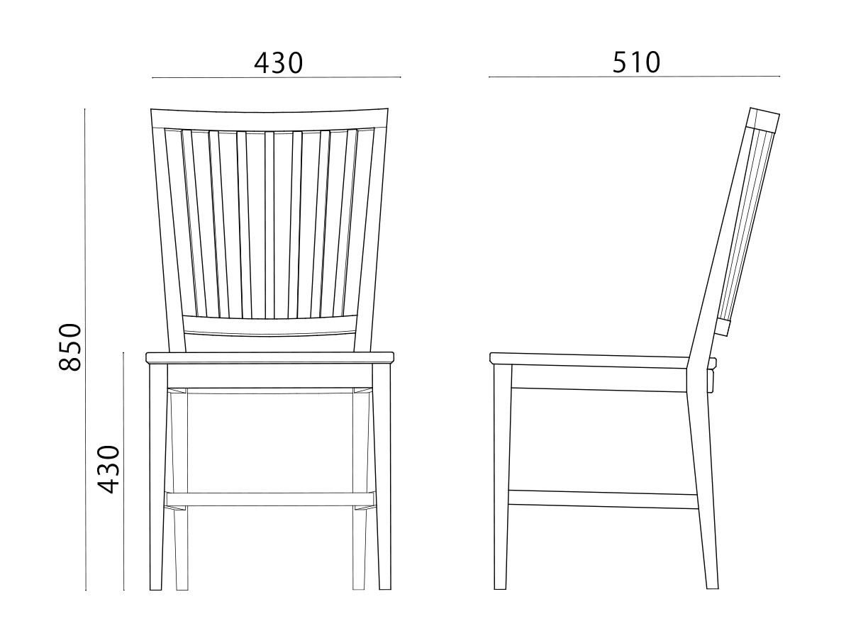 北の住まい設計社 Grace Chair / きたのすまいせっけいしゃ グレース 