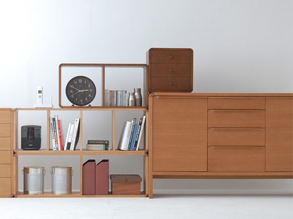 日進木工 GROW Sideboard / にっしんもっこう グロウ サイドボード 板扉 幅120cm （収納家具 > サイドボード・リビングボード） 7