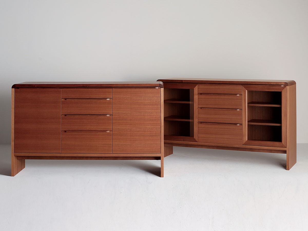 日進木工 GROW Sideboard / にっしんもっこう グロウ サイドボード 板扉 幅120cm （収納家具 > サイドボード・リビングボード） 10