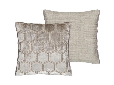 DESIGNERS GUILD 未使用　クッションカバー2枚セット IDEE CALEIDO 2COLORSクッションカバー 40cm角 Coral×Beige