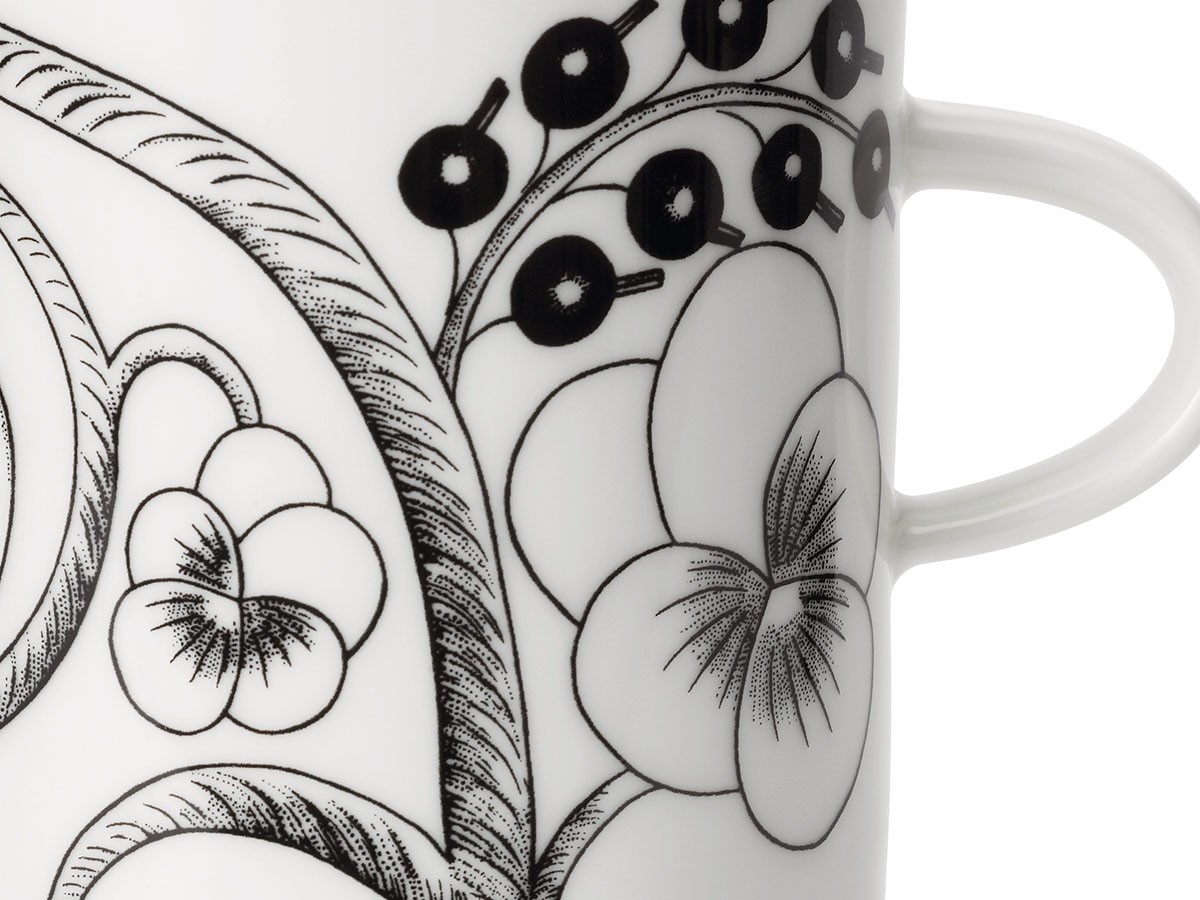Arabia Paratiisi Mug / アラビア パラティッシ マグカップ 0.24L（ブラック） （食器・テーブルウェア > マグカップ） 2