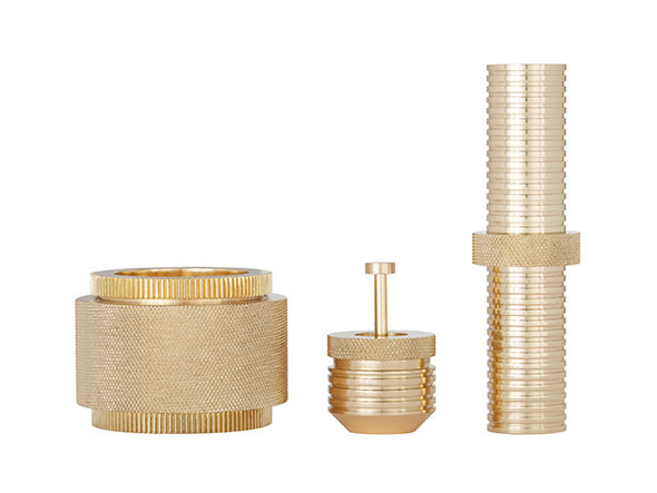 Cog Container Tall  Brass 9