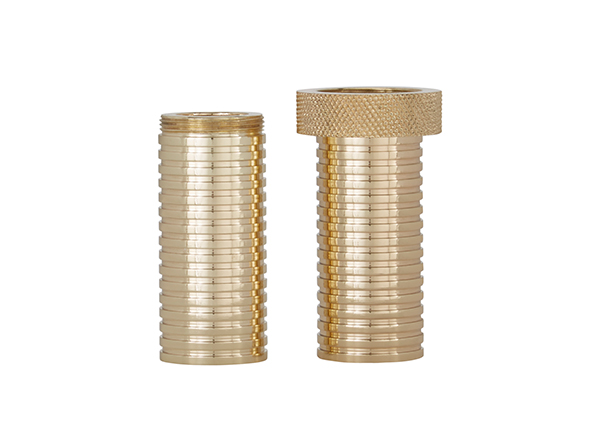 Cog Container Tall  Brass 2