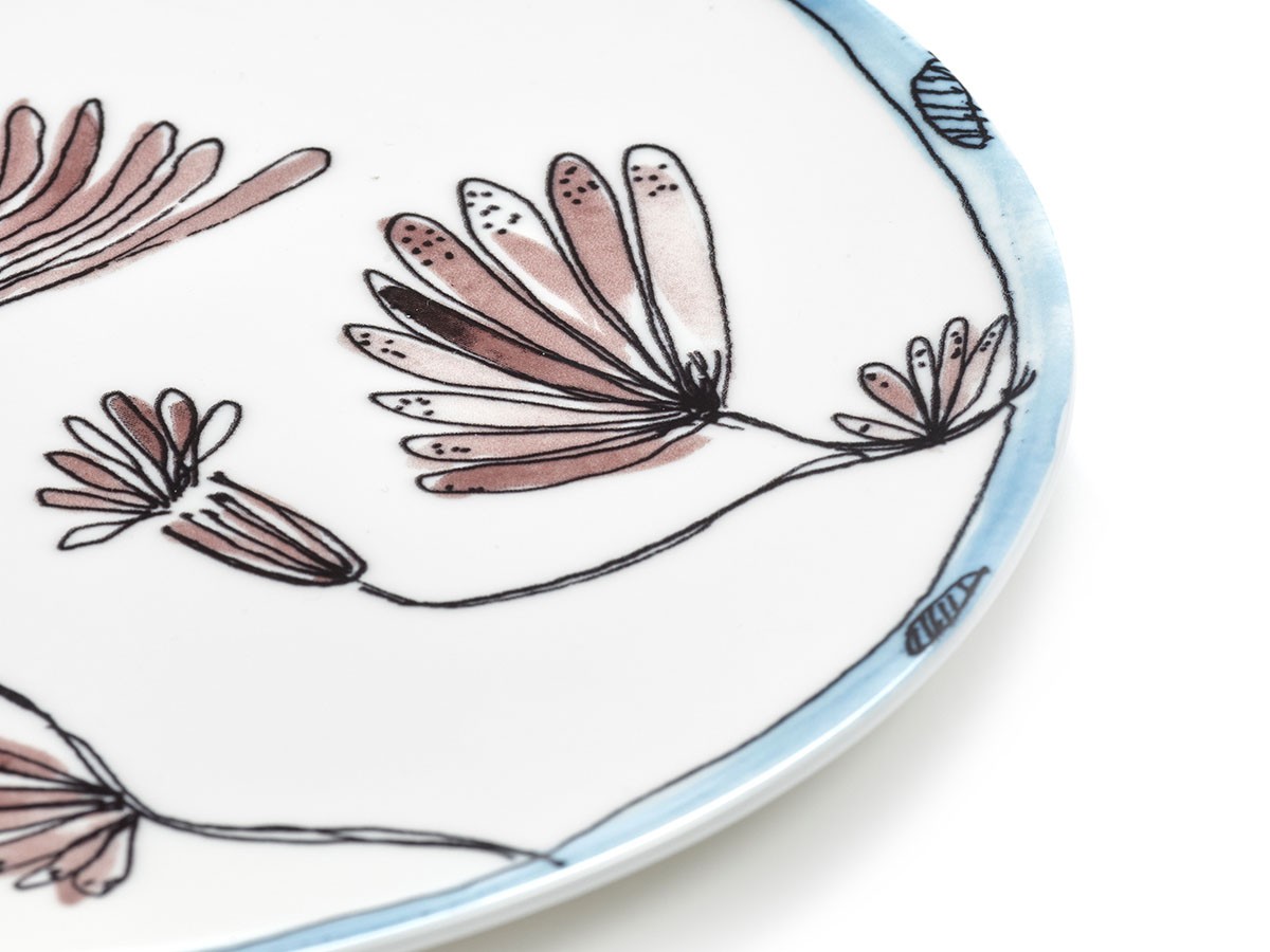 MIDNIGHT FLOWERS by MARNI
Starter Plate Camelia Aubergine / ミッドナイトフラワーズ バイ マルニ
スタータープレート カメリアオーバージーン 24cm （食器・テーブルウェア > 皿・プレート） 7