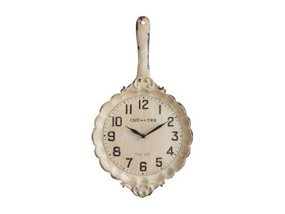 【希少】イマン　ポワージュ　フライパン型　壁掛時計 希少】イマンポワージュフライパン型壁掛時計