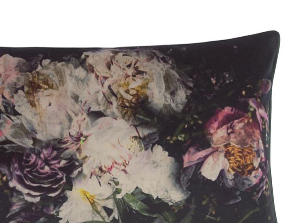 DESIGNERS GUILD Fleur De Nuit Noir Cushion / デザイナーズ