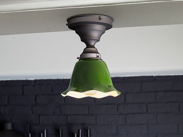 CUSTOM SERIES
Basic Ceiling Lamp × Mini Trap Enamel / カスタムシリーズ
ベーシックシーリングランプ × ミニエナメル（トラップ） （ライト・照明 > シーリングライト） 3