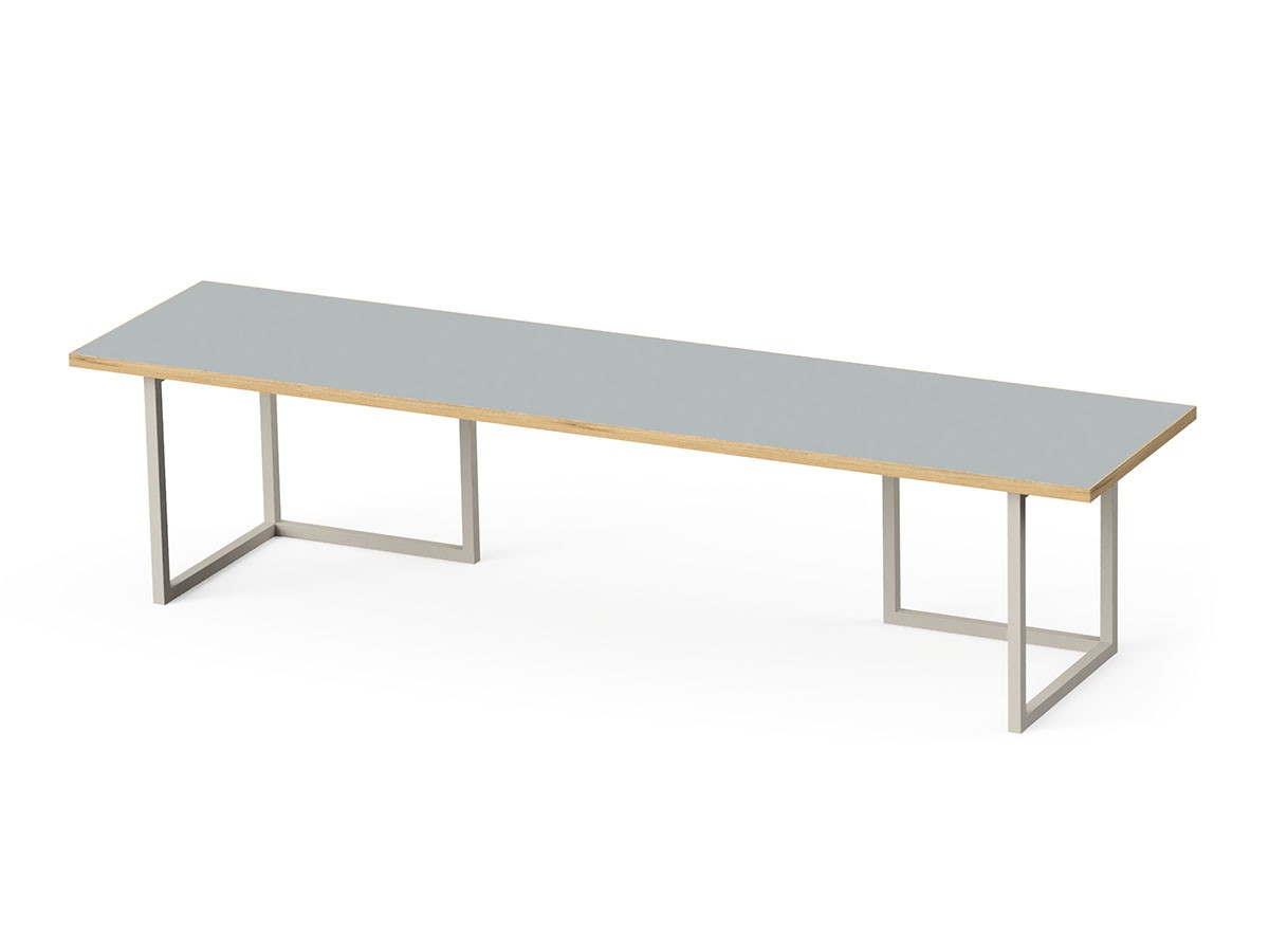 stiiilll Table Set / スティール テーブルセット
メラミンウッド天板 ハーフ + スチール脚 S （テーブル > ローテーブル・リビングテーブル・座卓） 2