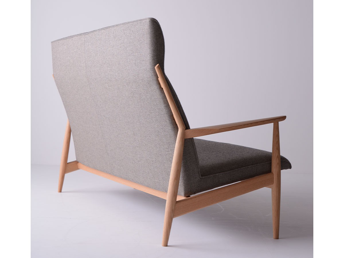 日進木工 GROW High-back Sofa / にっしんもっこう グロウ ハイバックソファ （ソファ > 二人掛けソファ） 5