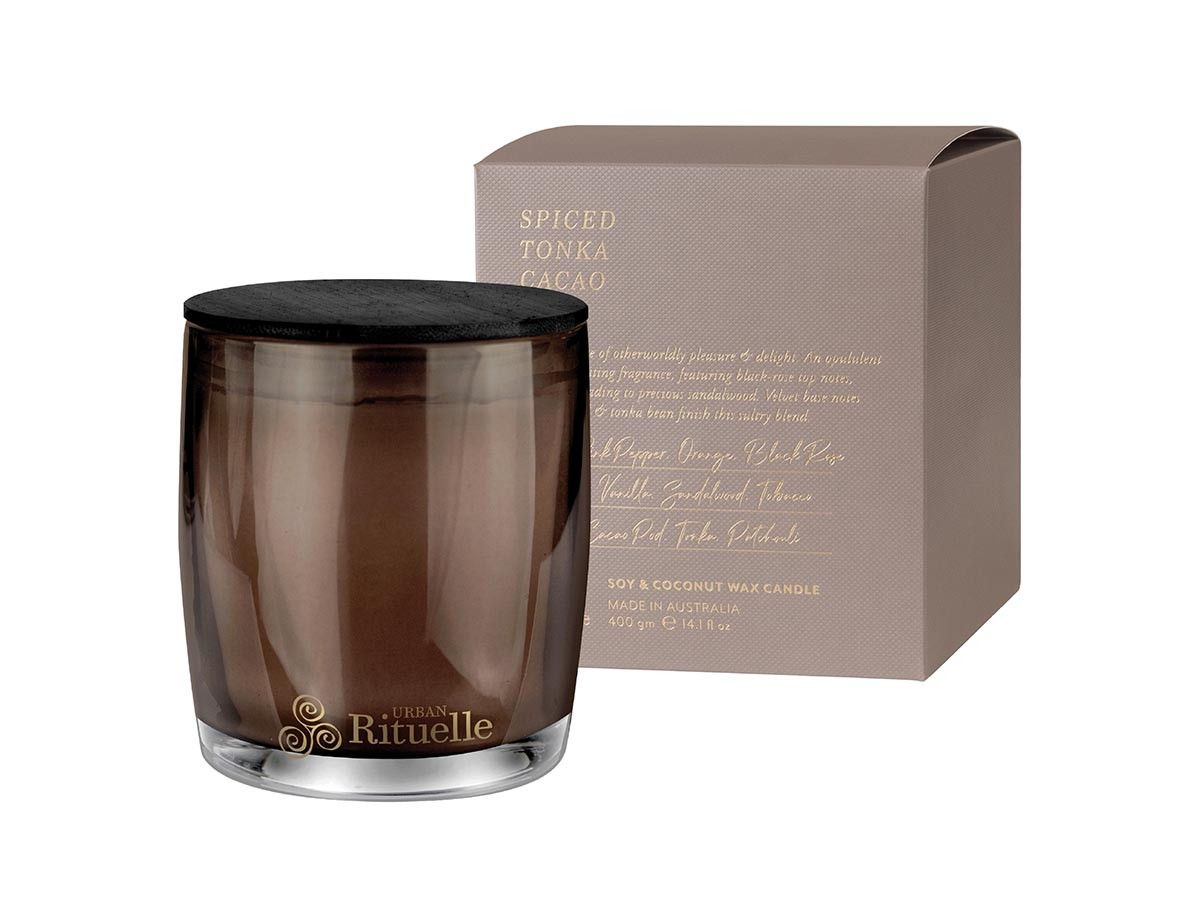 Urban Rituelle APOTHECA
SOY WAX CANDLE
SPICED TONKA / アーバンリチュエル アポセカ ソイワックスキャンドル 400g（スパイスドトンカ） （雑貨・その他インテリア家具 > ディフューザー・キャンドル） 1