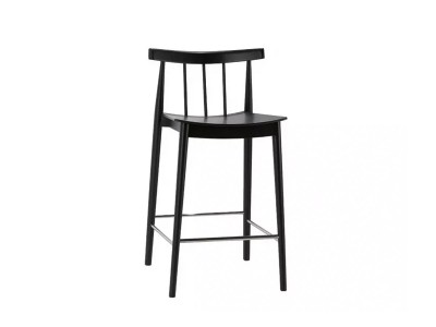 Andreu World Smile Counter Stool with Upholstered Seat