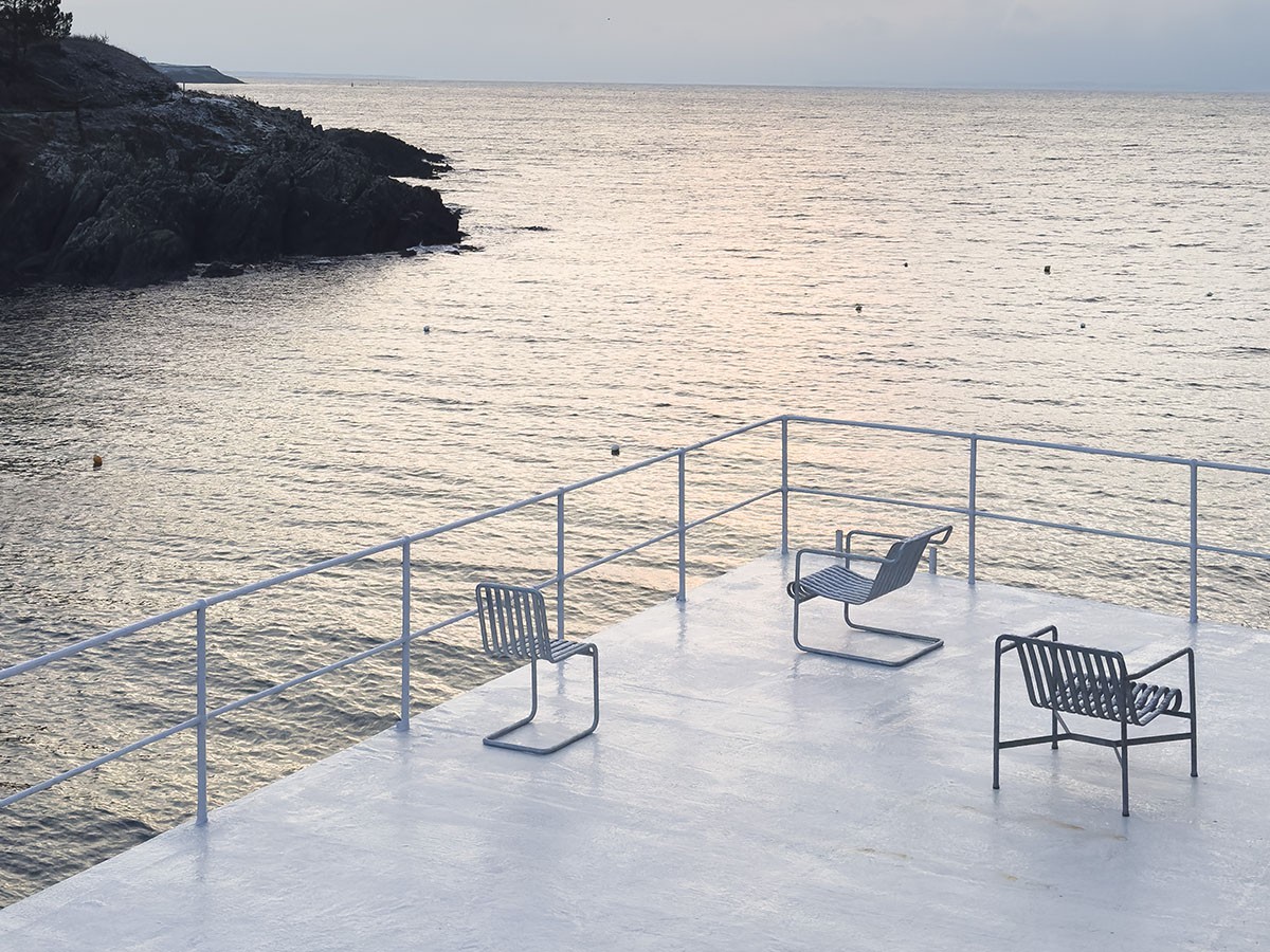 HAY PALISSADE CANTILEVER LOUNGE CHAIR LOW HOT GALVANISED / ヘイ パリサード カンチレバー ラウンジチェア ホットガルバナイズド （チェア・椅子 > ラウンジチェア） 22