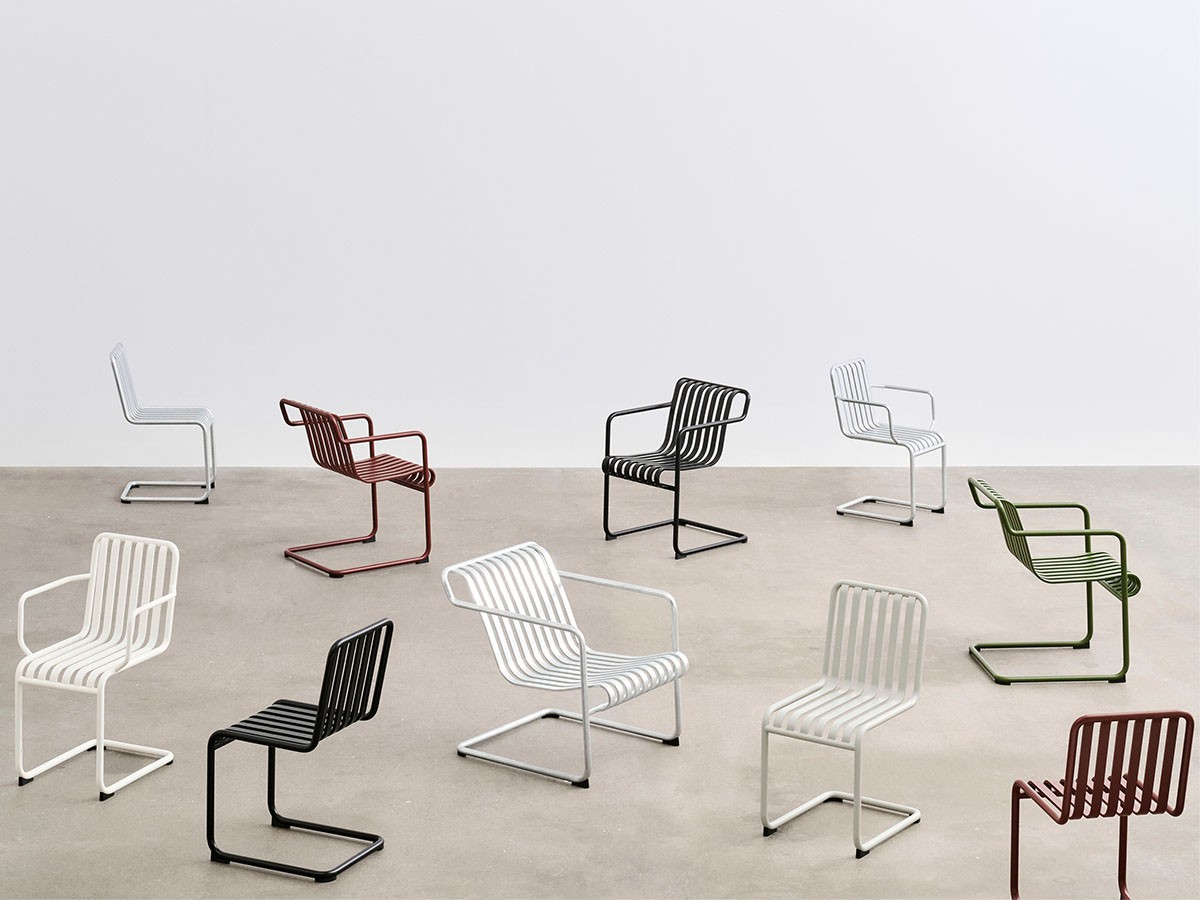 HAY PALISSADE CANTILEVER LOUNGE CHAIR LOW HOT GALVANISED / ヘイ パリサード カンチレバー ラウンジチェア ホットガルバナイズド （チェア・椅子 > ラウンジチェア） 27