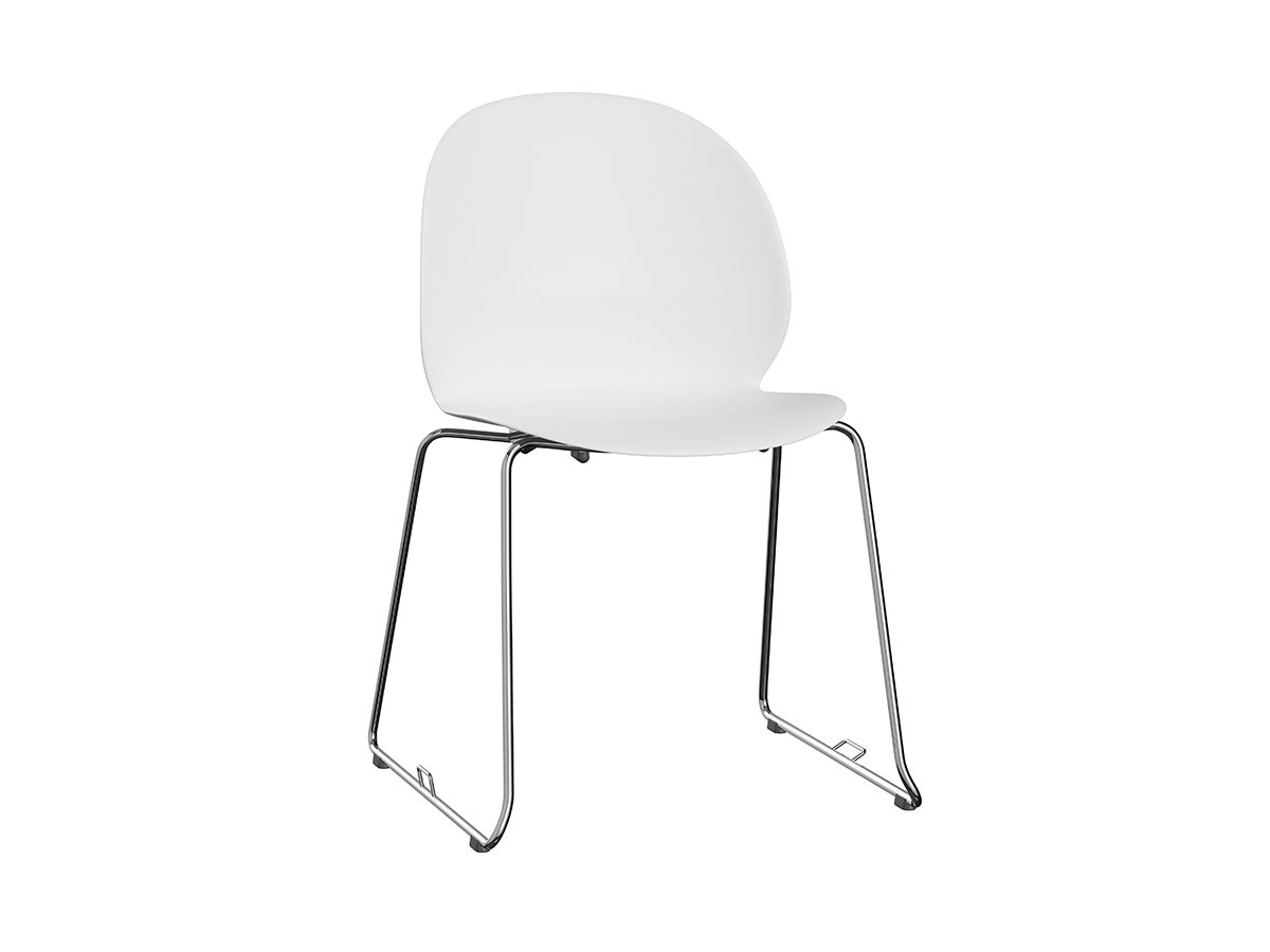FRITZ HANSEN N02 RECYCLE / フリッツ・ハンセン N02 リサイクル
チェア 連結器具付 スレッド脚 クロームベース N02-21 （チェア・椅子 > ダイニングチェア） 1