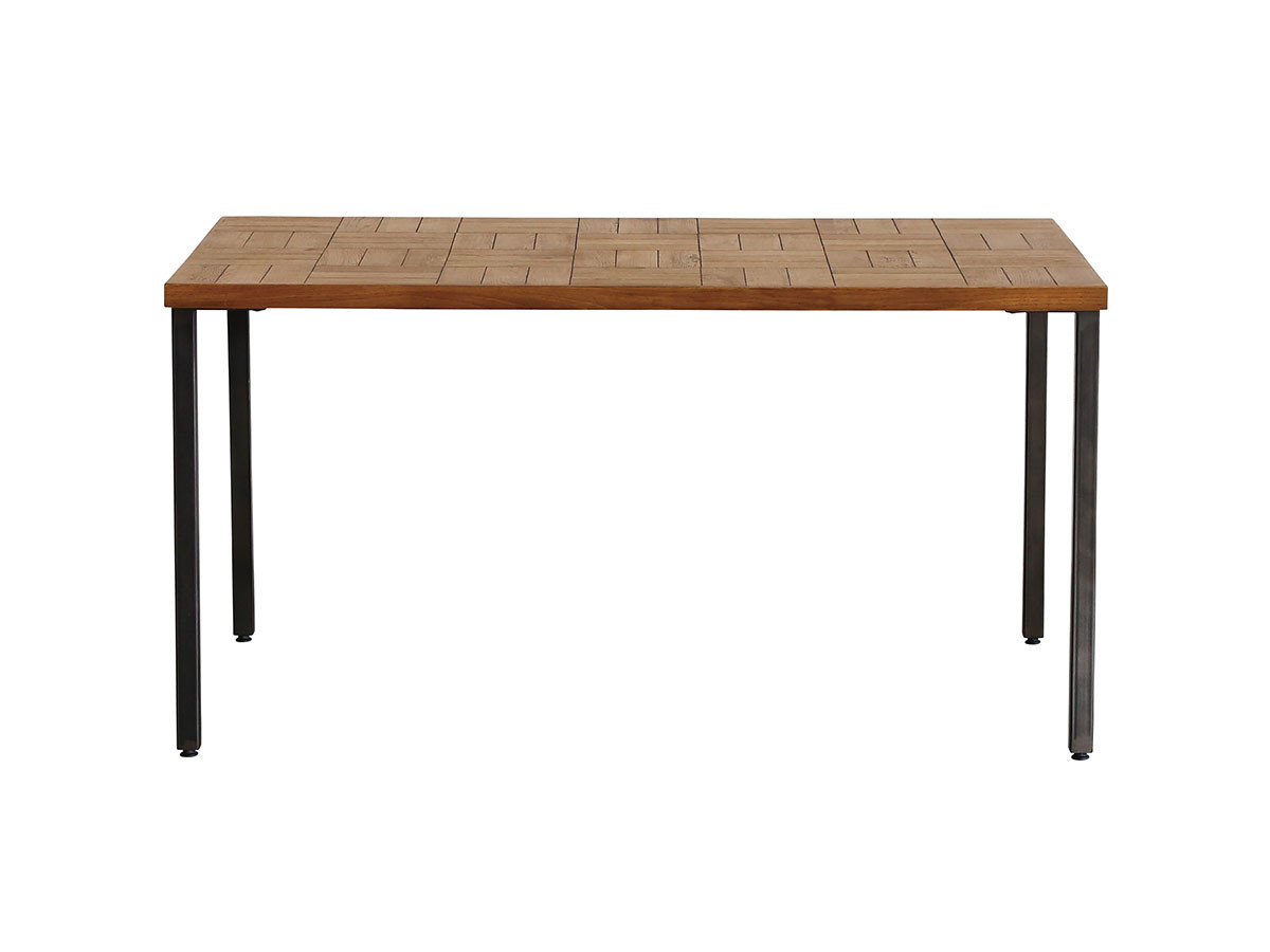 Knot antiques GYPSY DINING TABLE / ノットアンティークス ジプシー ダイニングテーブル
チェス柄天板 + No.3脚（スチール角脚） （テーブル > ダイニングテーブル） 4