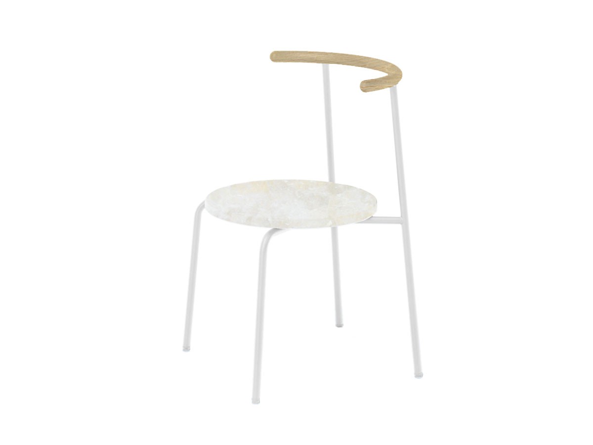 Urgent Undo Ku "air" Chair 1.0 / アージェントアンドゥ クー “エア” チェア 1.0 （ホワイトセーターストーン） （チェア・椅子 > ダイニングチェア） 2