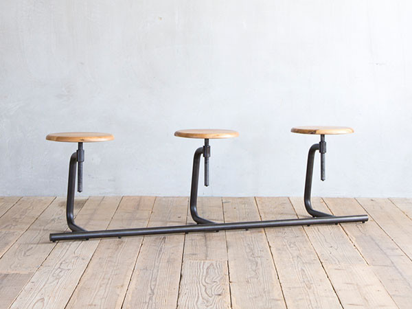 Knot antiques T-PACK STOOL BENCH 3P / ノットアンティークス ティーパック スツールベンチ 3人掛け（オーク材） （チェア・椅子 > ベンチ） 1