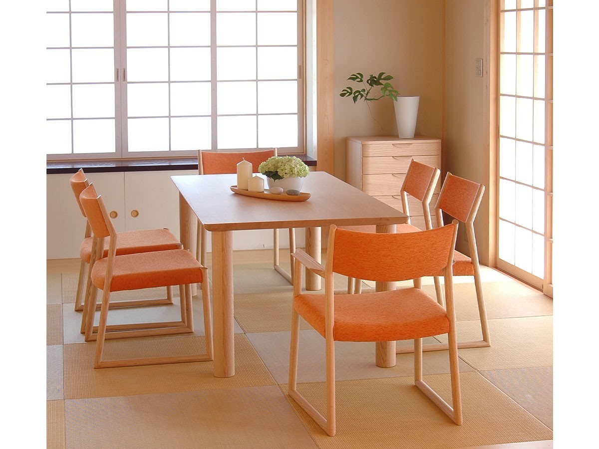 日進木工 SLOW Living Dining Chair / にっしんもっこう スロウ リビングダイニングチェア （チェア・椅子 > ダイニングチェア） 3