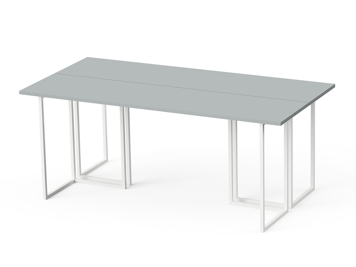 stiiilll Table Set / スティール テーブルセット
メラミン天板 ハーフ + スチール脚 M （デスク・机 > デスク・パソコンデスク・袖机） 21