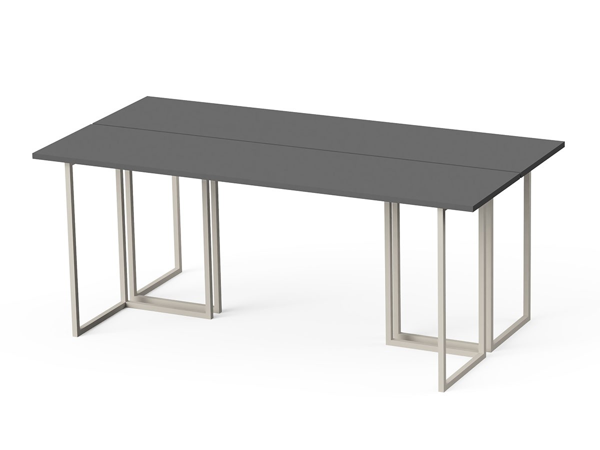 stiiilll Table Set / スティール テーブルセット
メラミン天板 ハーフ + スチール脚 M （デスク・机 > デスク・パソコンデスク・袖机） 24